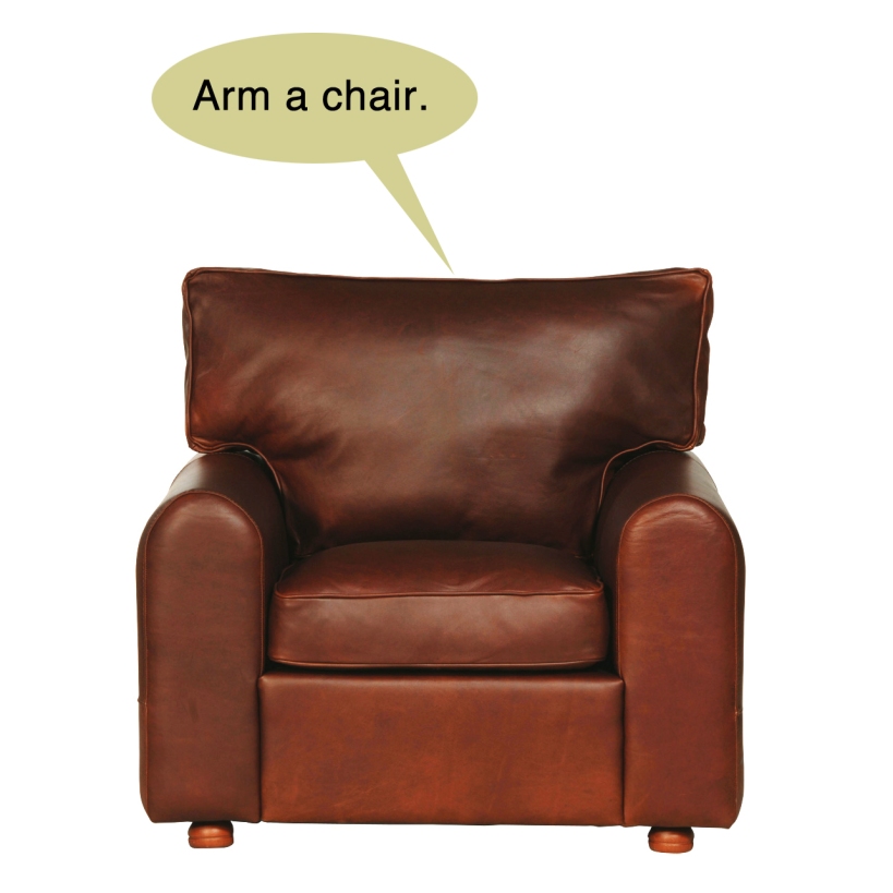 "arm a chair"